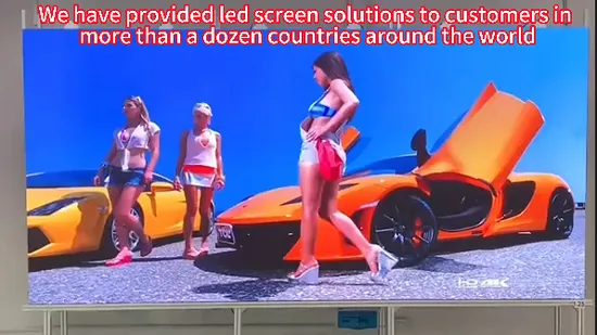 HD Rental Outdoor LED Display Screen Video Wall P2.6 High Refresh Full Color