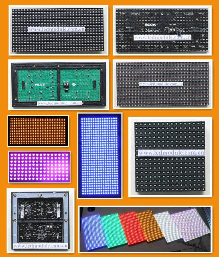 P810 Indoor &amp; Outdoor Single Color Vehicle LED Display Module