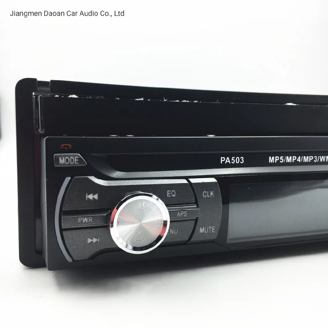 Retractable and Detachable Panel 1 DIN Car MP5 Audio Player