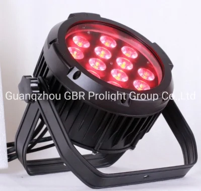 Good Price! Stage 12X12W RGBWA + UV 6 in 1 Waterproof LED Flat PAR Can